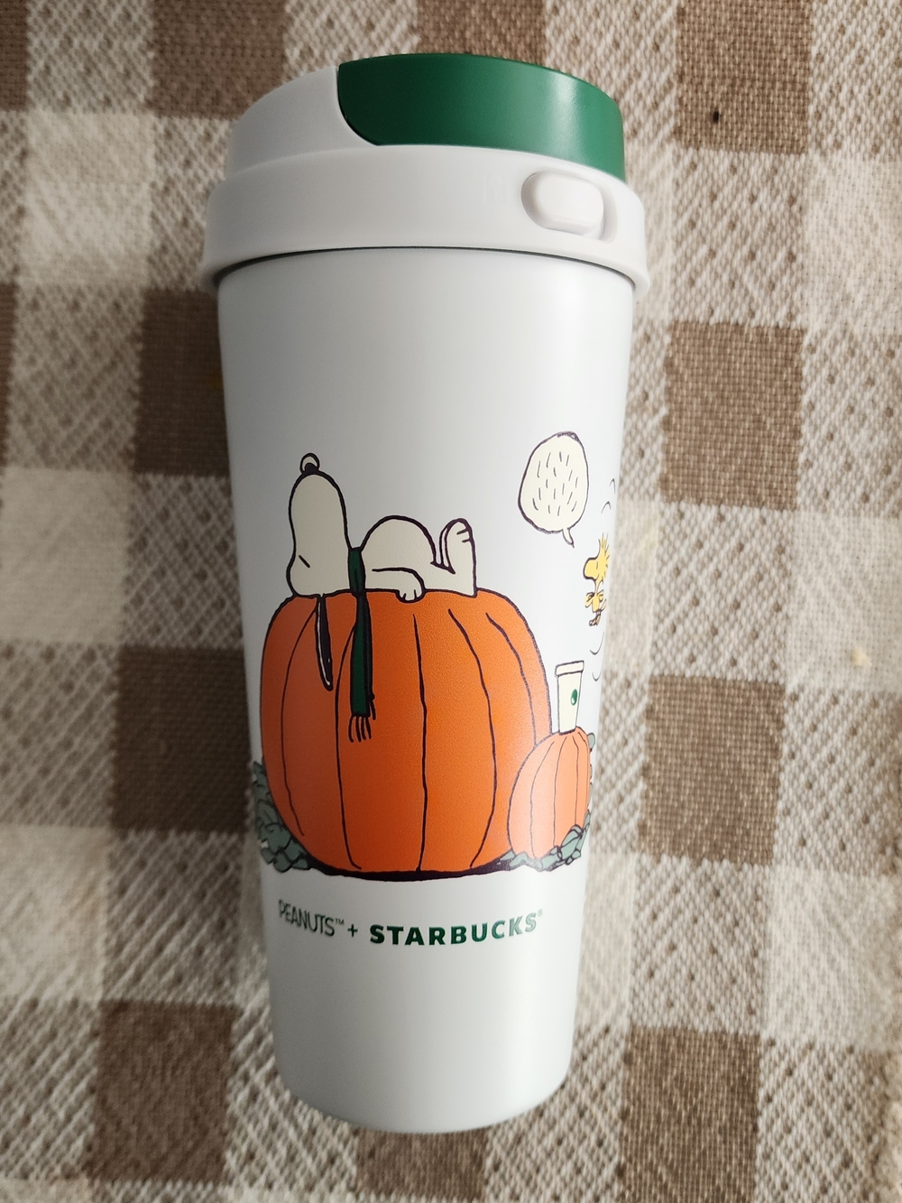 Brand new Peanuts x Starbucks Pumpkin Snoopy Stainless Steel Tumbler